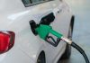Motorina atinge 10,73 lei pe litru în București, Iași și Constanța a white car with a green gas pump