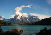 landscape photography of mountain near body of water